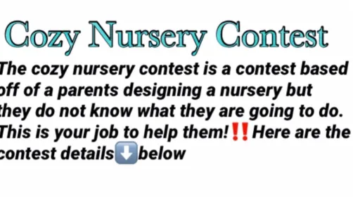 WINNERS:Cozy Nursery Contest 