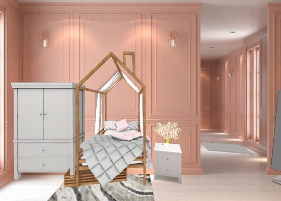Cute bedroom 💌💌💌💕💠 Design Rendering