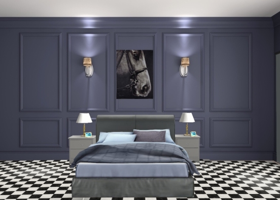 Bed room Design Rendering