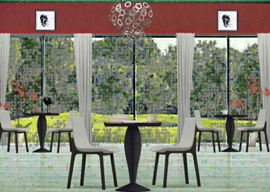 Fine dine(Not Sure Why It's a Glitch in The Window) Design Rendering