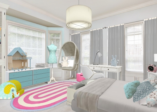 Lily's bedroom 😍 Design Rendering