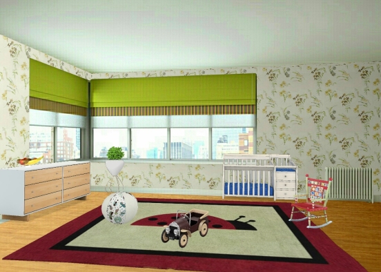 Camera pentru bebe Design Rendering
