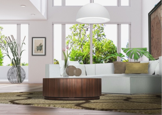 Light living room  Design Rendering