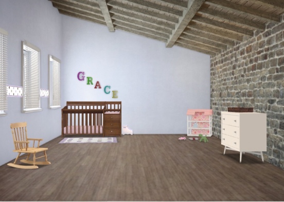 Baby Grace’s Room Design Rendering