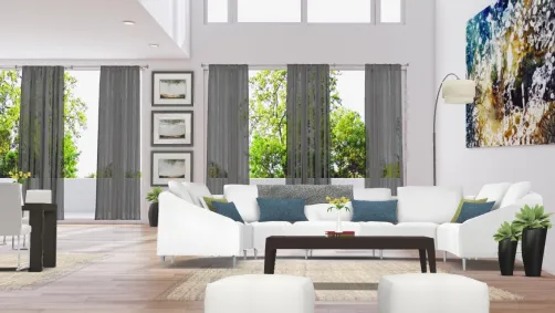 wide open main floor in white 