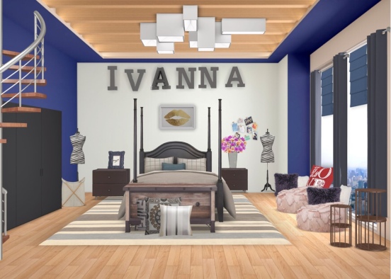Ivanna’s bed Design Rendering