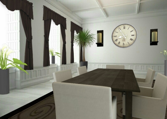 Dining room  Design Rendering