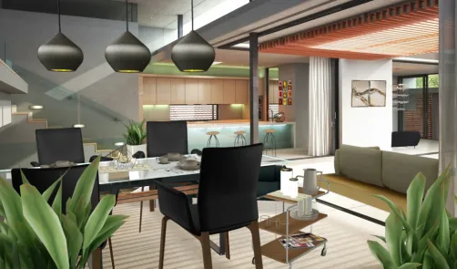 3 ruangan dalam 1 desain