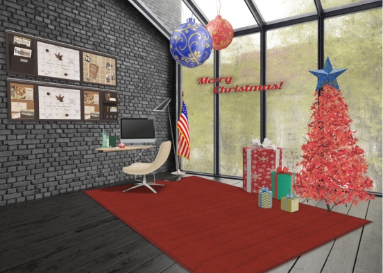CHRISTMAS OFFICE  Design Rendering
