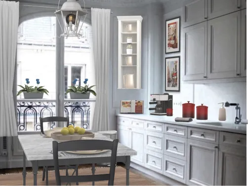 Small French Kitchen 