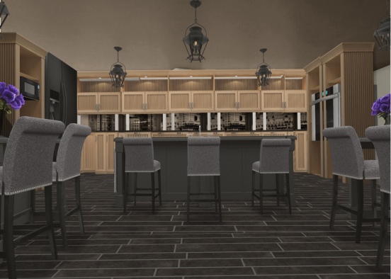 The mansion kitchen Design Rendering