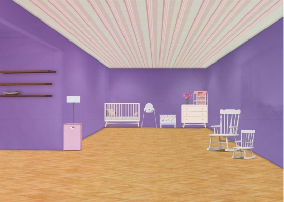 Baby Room Design Design Rendering