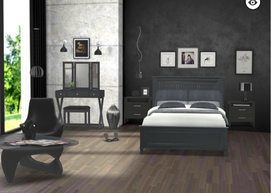 Tyra's bedroom Design Rendering