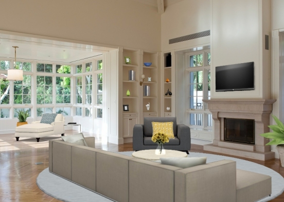 Dream living room Design Rendering