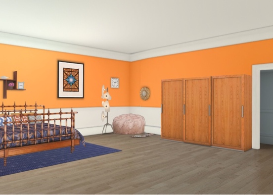 orange room Design Rendering