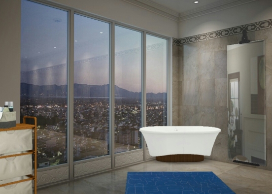 Luxury BathRoom Design Rendering