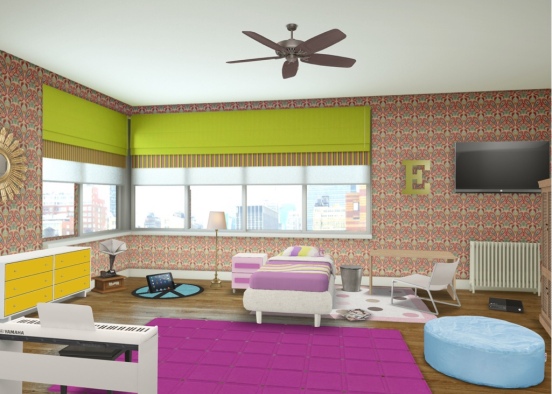 Emmy’s Bedroom Design Rendering