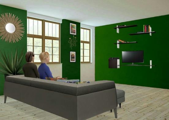 Savanna living room Design Rendering