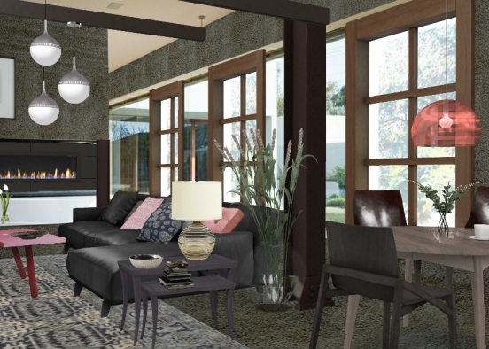 440 Living Room Design Rendering
