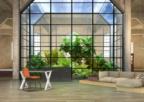 Greenhouse Office  Design Rendering