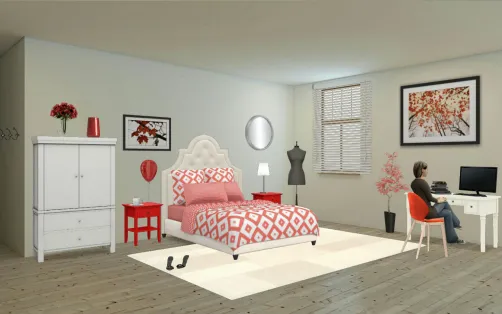 La chambre rouge ❤