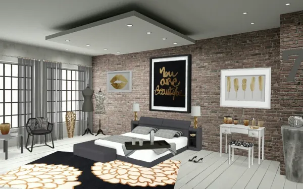 Professional interior design created with Homestyler 3D design software