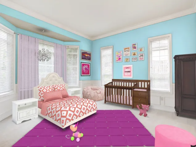 young girl bedroom