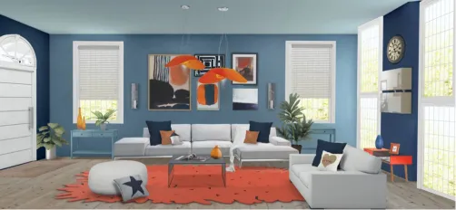 Hoos Living Room🧡💙