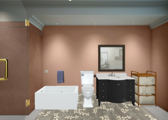 Kings bathroom Design Rendering