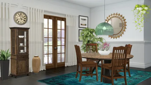 Small dining room.  