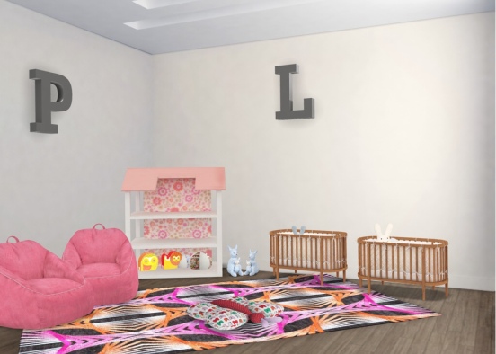 Parker and Layla’s room  Design Rendering