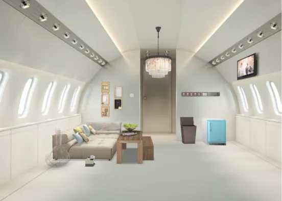 Flying in Luxury Design Rendering