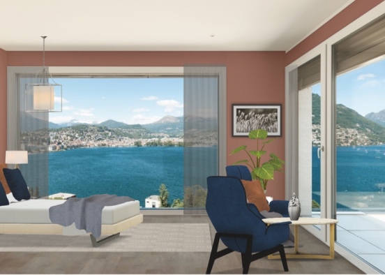 cozy room with a view Design Rendering