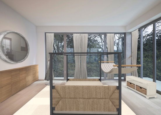 Future home in Rome,Italy bedroom Design Rendering