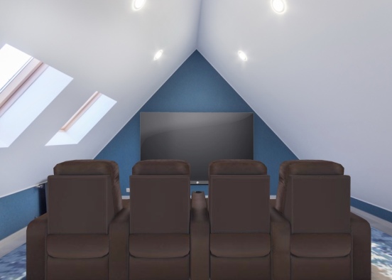 movie room Design Rendering