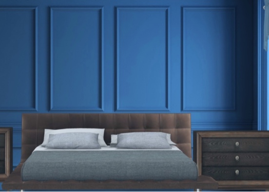The Blues Master Bedroom Design Rendering