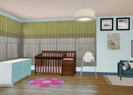 Baby room 1 Design Rendering
