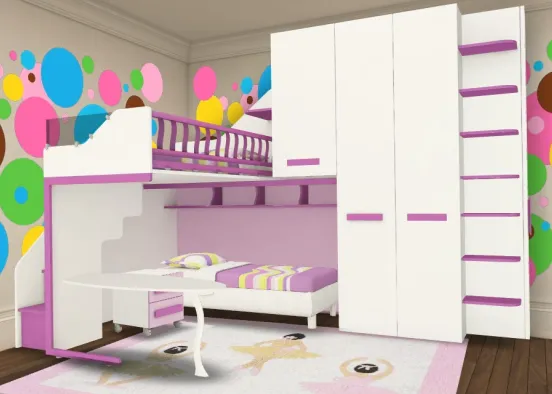 Детская комната для девочки Design Rendering
