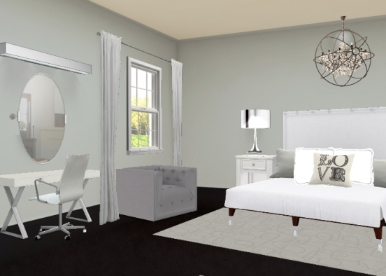 Dream Bedroom ❤ Design Rendering
