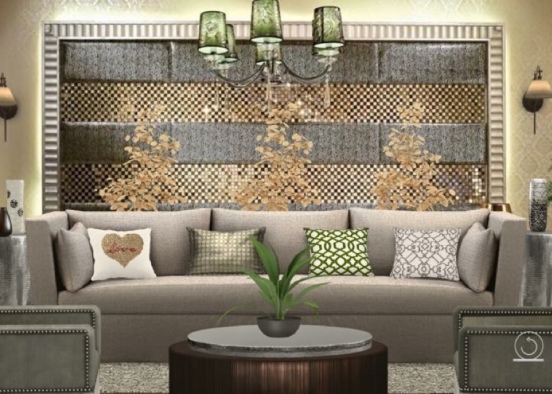 Feature wall Design Rendering