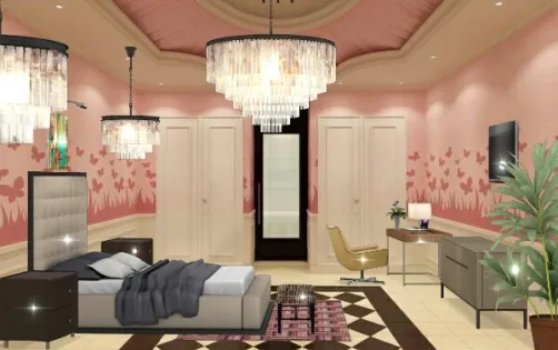 Luxury 5 star hotel room