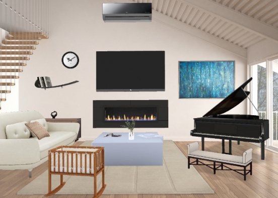 Dream livingroom Design Rendering