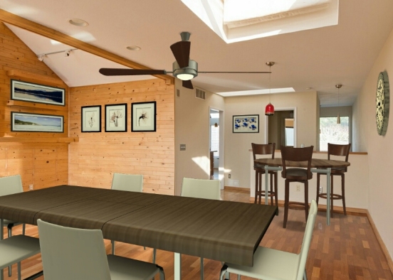 House #3 dining room Design Rendering