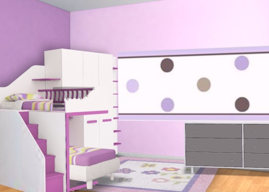 kinderen kamer Design Rendering