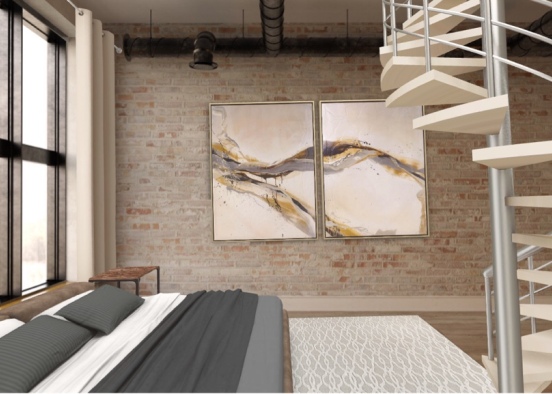 nyc brooklyn loft Design Rendering