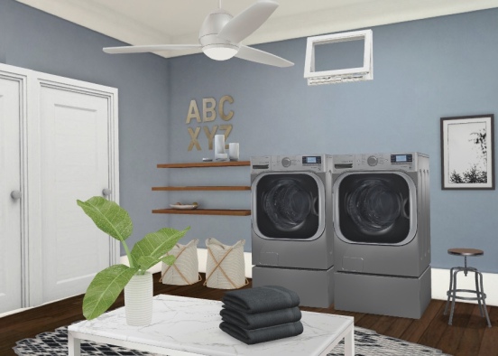 Laundry area Design Rendering
