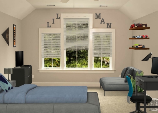 Lil Mans Room Design Rendering