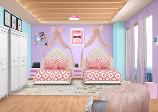 room for twins Design Rendering