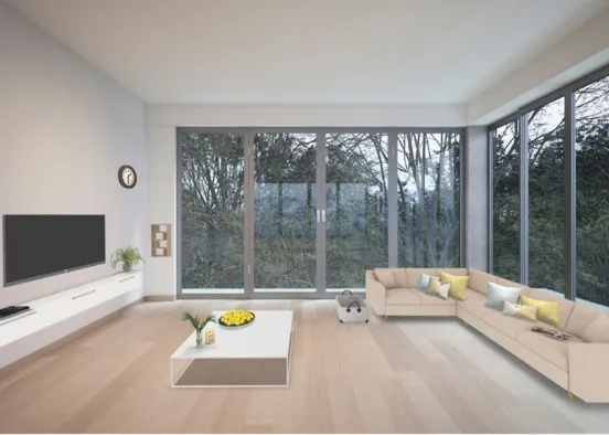 living room des dream  Design Rendering