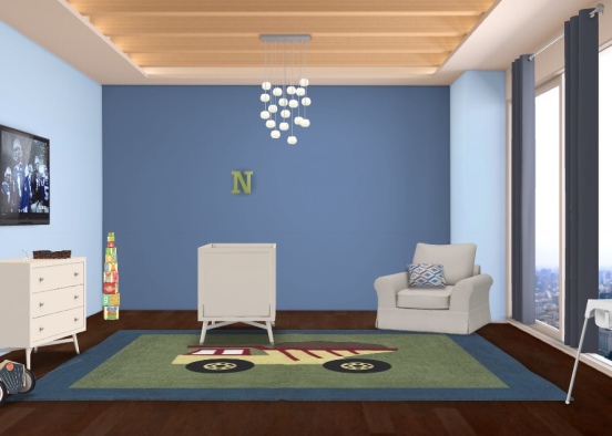 noah bedroom Design Rendering